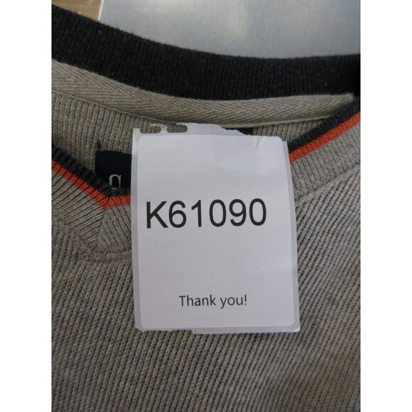 VINTAGE Gap Sweater Medium Taupe Pullover Preppy Classic Y2K Cotton - Picture 10 of 10